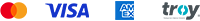 Mastercard, Visa, Troy, American Express